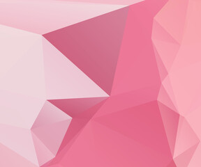 Fototapeta premium Pink Abstract Color Polygon Background Design, Abstract Geometric Origami Style With Gradient