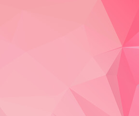 Obraz premium Pink Abstract Color Polygon Background Design, Abstract Geometric Origami Style With Gradient