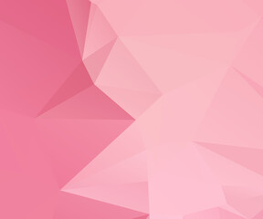 Fototapeta premium Pink Abstract Color Polygon Background Design, Abstract Geometric Origami Style With Gradient