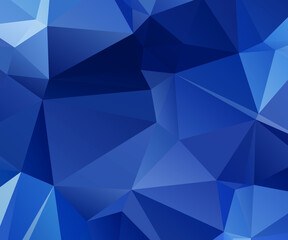 Blue Abstract Color Polygon Background Design, Abstract Geometric Origami Style With Gradient