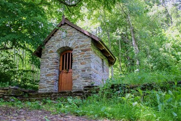 Resurrection of the history with new chapel in the place of lost village Paste at Sumava, Czech republic