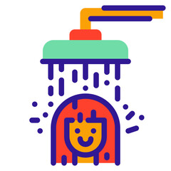 shower line icon