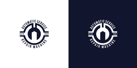logo design inspiration. vintage mechanical equipment