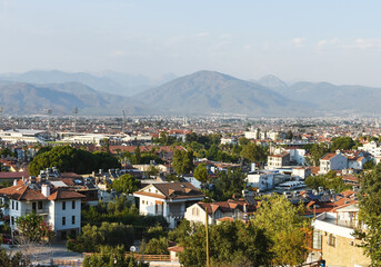 Fototapeta na wymiar The Old Town in Fethiye. Mugla Province, Turkey
