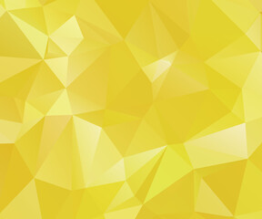 Fototapeta premium Yellow Abstract Color Polygon Background Design, Abstract Geometric Origami Style With Gradient