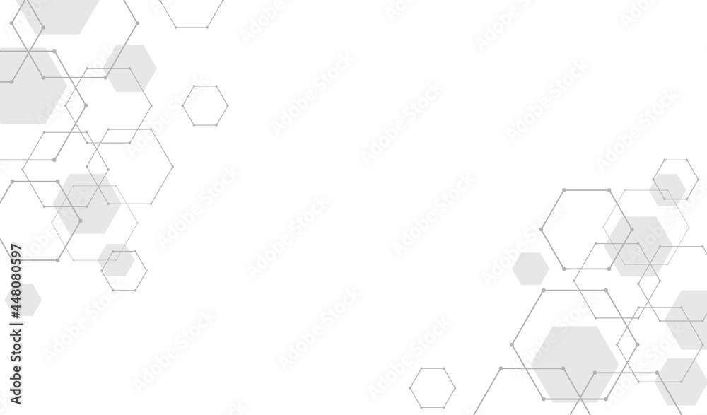 Poster Abstract geometric shape technology digital hi tech concept background. Space for your text