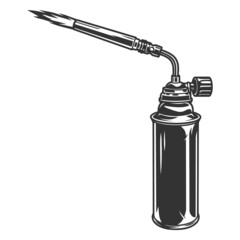 Gas burner tool vintage concept