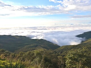 landscape with clouds