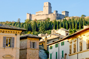 Architectural Detail of Assisi in Umbria