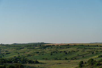 Fototapeta na wymiar landscape of Moldavian or Romanian region