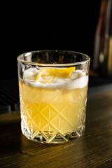 tasty cocktail in the bar