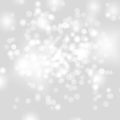 Fototapeta na wymiar abstract blurred white bokeh background bokeh