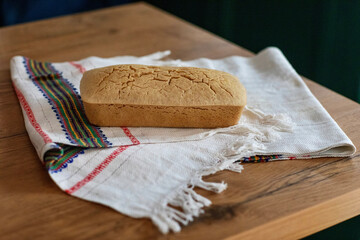 Homemade gluten free bread. Food for health