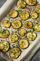 Healthy Organic Roasted Eggplant