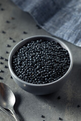Healthy Organic Black Lentils