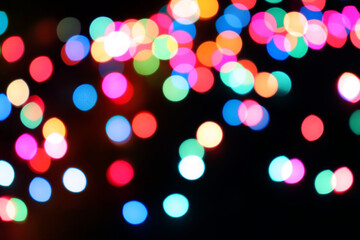 Naklejka premium abstract blurred bokeh background bokeh