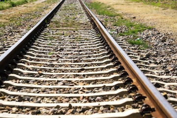 Fototapeta premium Der Weg führt weiter zum Ziel