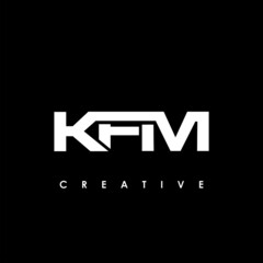 KFM Letter Initial Logo Design Template Vector Illustration