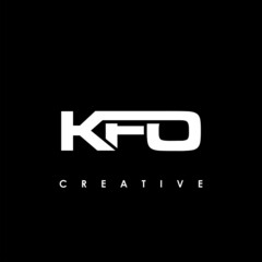KFO Letter Initial Logo Design Template Vector Illustration