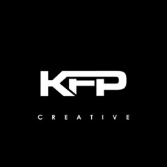 KFP Letter Initial Logo Design Template Vector Illustration
