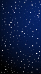 Random falling stars Christmas background. Subtle
