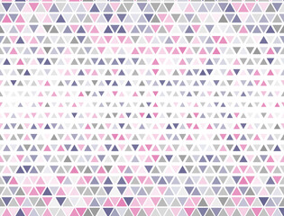 Mosaic triangles halftone design. Triangular fade elements cover backdrop. Geometric