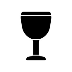 Wineglass icon vector set. alcoholic drink illustration sign collection. goblet symbol. Bar logo.