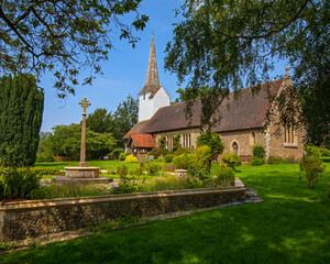 All Saints Church in Stock, Essex, UK