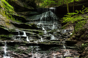 Fototapeta premium Hörschbach-Wasserfall bei Murrhardt
