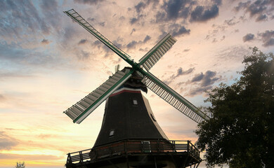 The Windmill Angel at Peninsula Nordstrand, Schleswig-Holstein, Germany - Europe