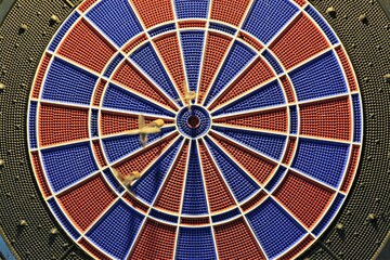 dart in the target