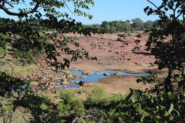 Afrikanischer Busch - Krügerpark - Red Rocks / African Bush - Kruger Park - Red Rocks /