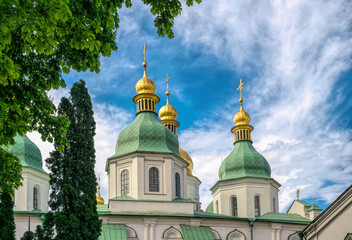 Fototapeta na wymiar Saint Sophia Cathedral in Kiev, Ukraine 