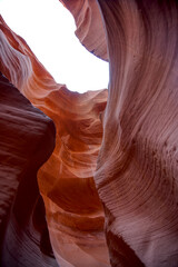 Antelope Canyone blue sky