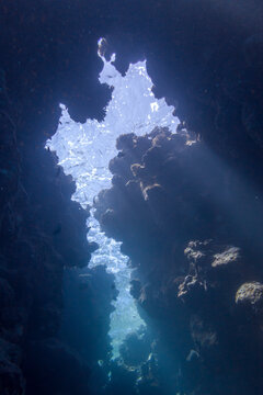 Cave in the Red Sea of Egypt
