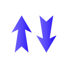 Arrows icon for app and website design. Vector.