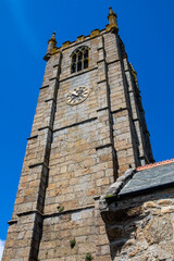 Fototapeta na wymiar St. Ia Church in St. Ives, Cornwall