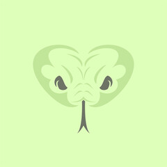 Snake head illustration