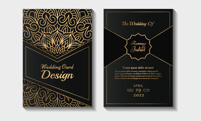 Wedding Premium Invitation Card Design Template
