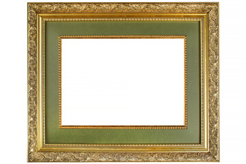 Fototapeta premium Richly decorated frame for paintings and photographs.