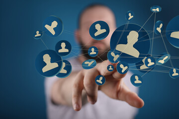 internet net and data digital concept