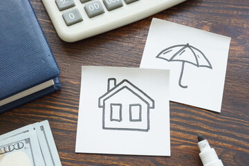 Real estate insurance is shown on the business photo