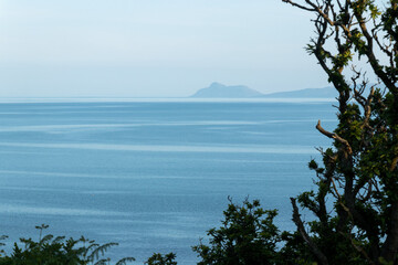 View of Scalpsie Bay at dusk, Isle of Bute, Scotland