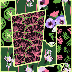 background with flowers