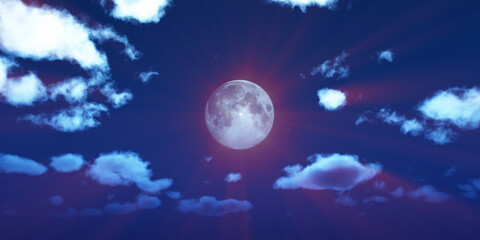 full moon at night night sky