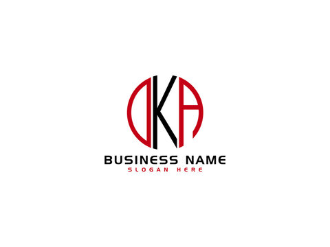 Creative DKA Logo Letter Vector Image Design For Business