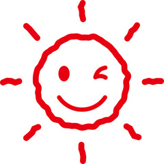 太陽のイラスト素材