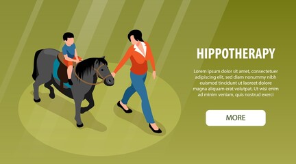 Hippotherapy Horizontal Banner