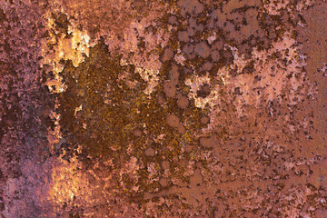 Old rusty metal sheet abstract background