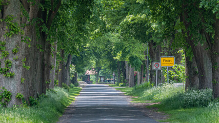 Ortseingang von Fintel in der Lüneburger Heide